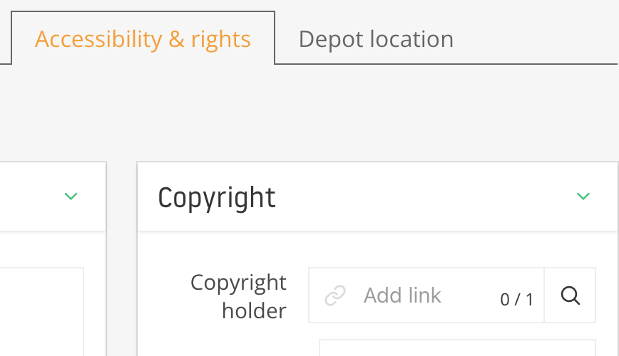 "Copyright holder in the UI"