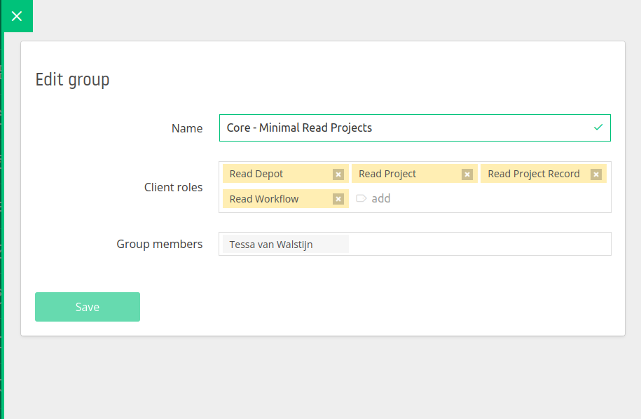 read projects group example